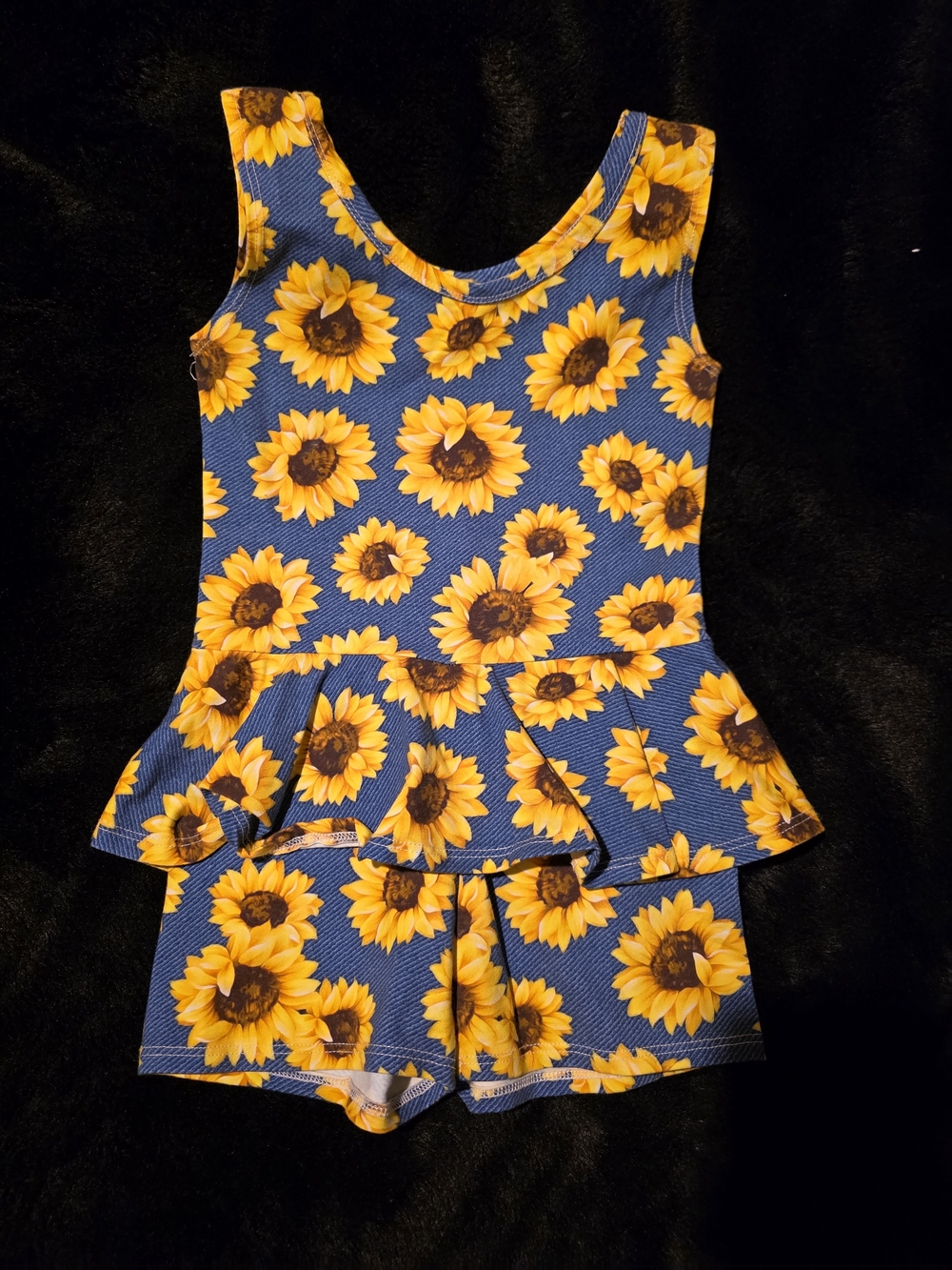 Wild Rich Kids Sunflower Romper